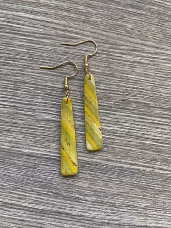 Handgjorda örhängen "Randiga"