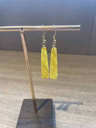 Handgjorda örhängen "Randiga"