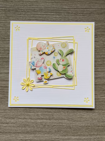 Handgjort kort "Baby"