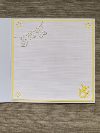 Handgjort kort "Baby"