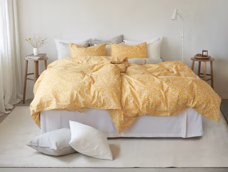 Hedda Gul Bäddset Enkeltäcke Enkeltäcke 150x210