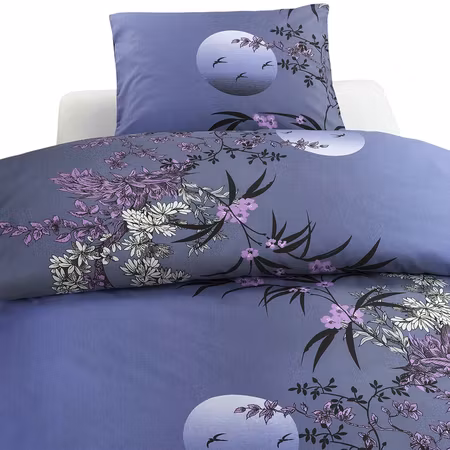 Japan Grå Bäddset Enkeltäcke 150x210