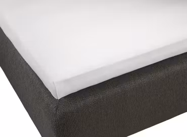 Lakan Satin Vit Enkelsäng 150x260