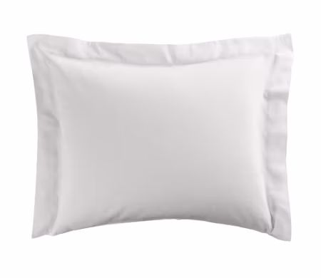 Örngott Med Vinge Satin Vit 50x60