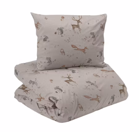 Stampe Beige Bäddset Enkeltäcke 150x210