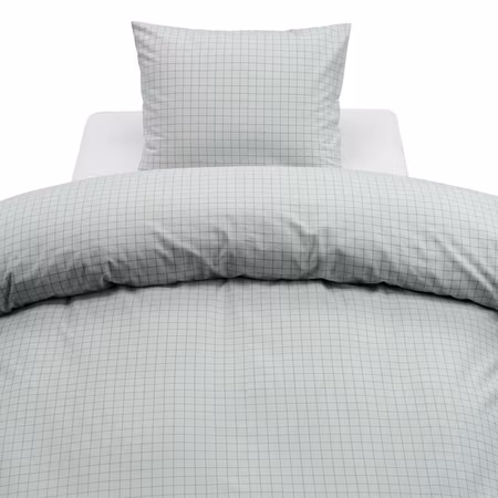 Birger Grön Flanell Bäddset Enkeltäcke 150x210