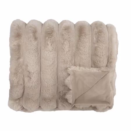 Brooklyn Pläd Sand 130x170