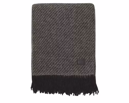 Aukland ullpläd 130x170 Grå