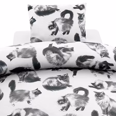 Bäddset Julis Grå 150x210 cm enkelsäng