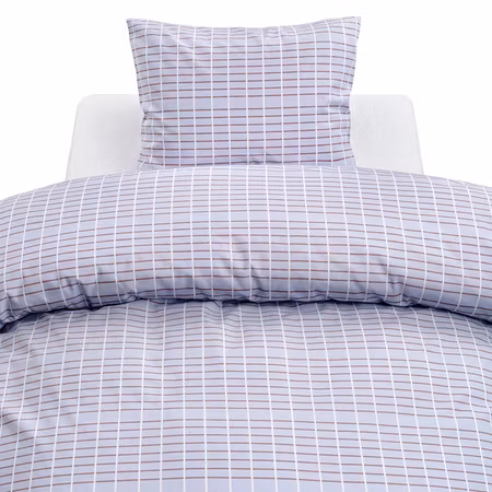 Rumba Blå Bäddset Borganäs of Sweden Enkeltäcke 150x210