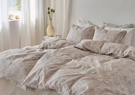 Floret Sand Bäddset Borganäs of Sweden Enkeltäcke 150x210