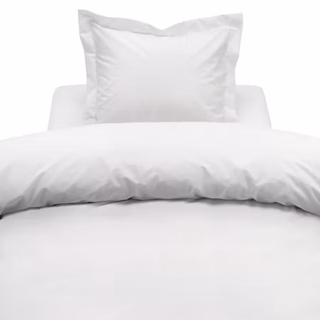 Egyptisk Bomull Vit Bäddset Borganäs of Sweden Enkeltäcke 150x210