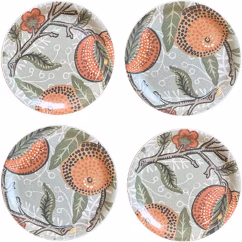 Coaster 4 pack - William Morris Fruit Litchen
