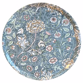 Rund Bricka 46 cm - William Morris Double Bough Bluebird