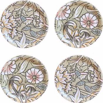 Coaster 4 pack - William Morris Double Bough Apple