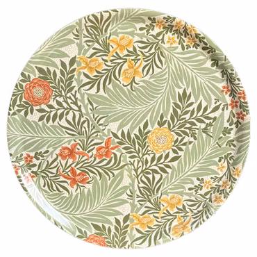 Rund Bricka 46 cm - William Morris Larkspur Green