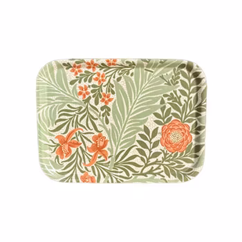 Frukostbricka 27x20 cm - William Morris Larkspur Green