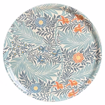 Rund Bricka 46 cm - William Morris Larkspur Blue