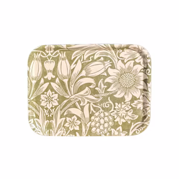 Frukostbricka 27x20 cm - William Morris Sunflower Green