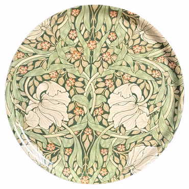 Rund Bricka 46 cm - William Morris Pimpernel Green