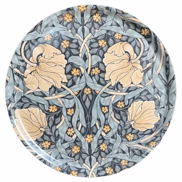 Rund Bricka 46 cm - William Morris Pimpernel Blue