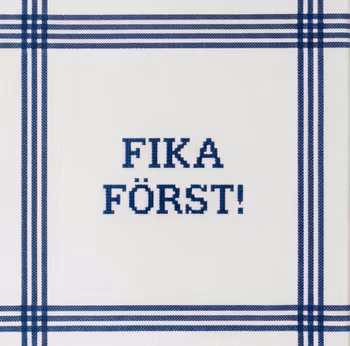 Disktrasa Fika Blå