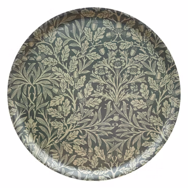 Rund bricka 46 cm - William Morris Acorn Eucalyptus