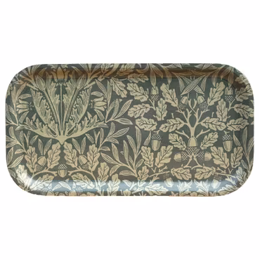 Cocktailbricka 43x22 cm - William Morris Acorn Eucalyptus