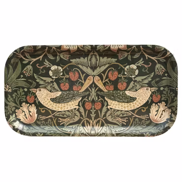 Cocktailbricka 43x22 cm - William Morris Strawberry Thief Nettle