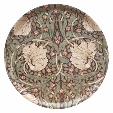 Rund Bricka 46 cm - William Morris Pimpernel Brick