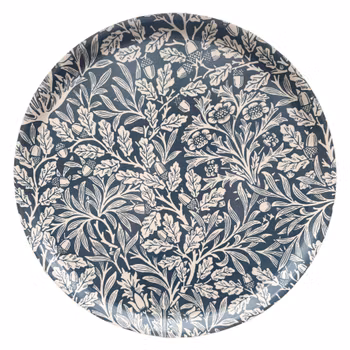 Rund bricka 46 cm - William Morris Acorn River