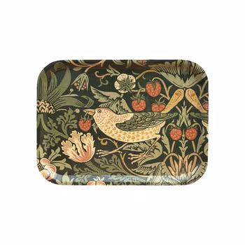 Frukostbricka 27x20 cm - William Morris Strawberry Thief Nettle