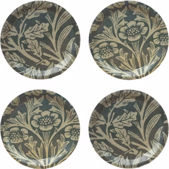 Coasters 4pck - William Morris Acorn Eucalyptus