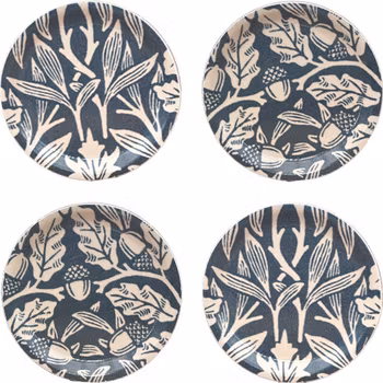 Coasters 4pck - William Morris Acorn River