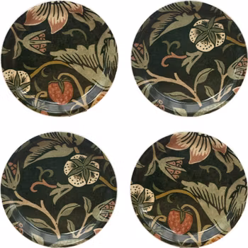 Coaster 4 pack - William Morris Strawberry Thief Nettle
