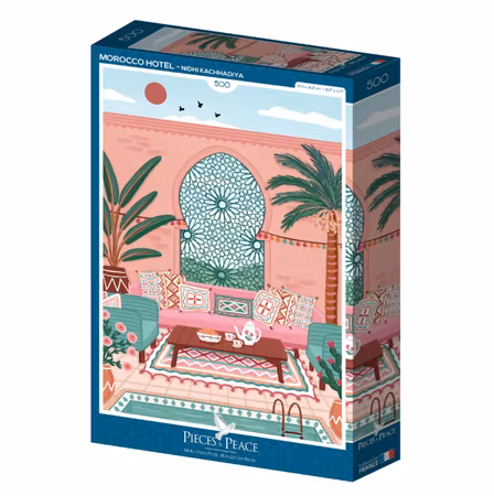 Pussel 500 bitar "Morocco Hotel"