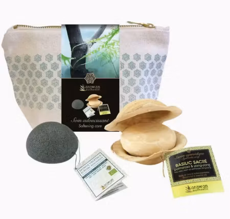 Konjac & Ayurveda wellness presentset - lugnande behandling