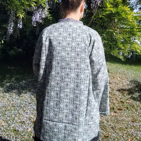 Ekologisk bomullskimono – Plommonlila – Onesize
