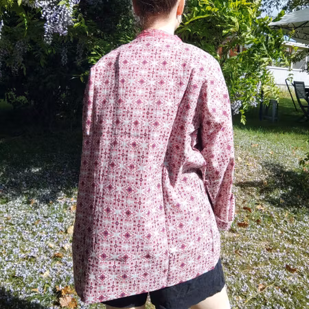 Ekologisk bomullskimono – Rosa – Onesize