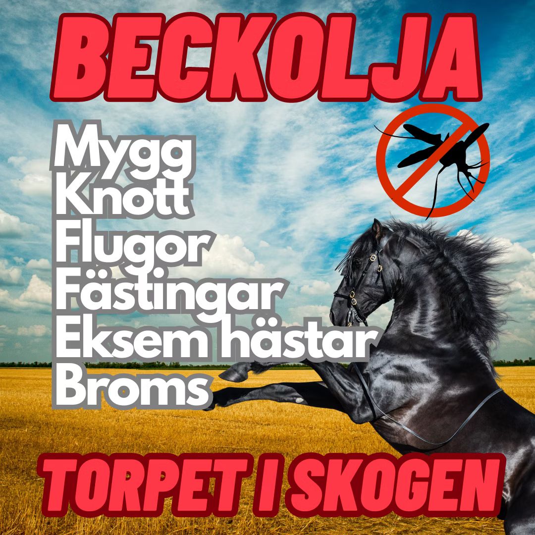 Beckolja-Hästar blanda ut till 4 liter spray fri frakt
