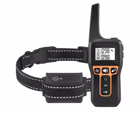 Hundtränings-Antiskällhalsband med fjärrkontroll