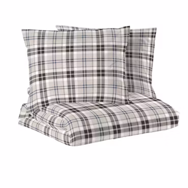 Trysil Blå/Beige Flanell Kingzise Bäddset Redlunds Dubbeltäcke 220x210