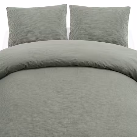 Bäddset Rolling Grön Dubbeltäcke 220x210