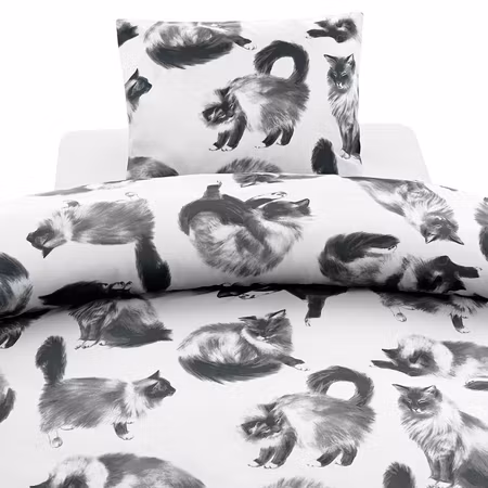 Bäddset Julis Grå 150x210 cm enkelsäng