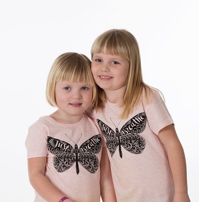 Barn t-shirt rosa