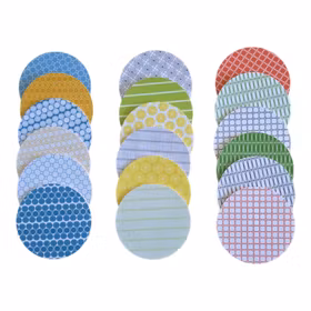 Mängdrabatt sex valfria glasunderlägg