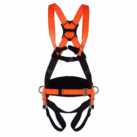 Fallskyddssele med hög synbarhet – säkerhet och komfort för långa arbetsdagar