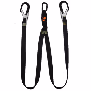 Flamskyddad dubbel falldämpande lina – Kevlar® / Nomex® för svets- och högriskmiljöer