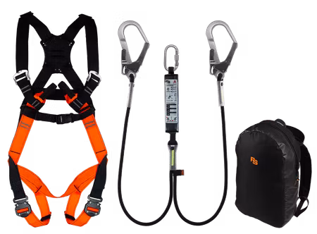 Fallskyddspaket för ställningsbyggare komfort