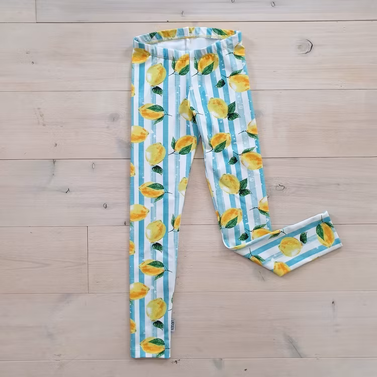LEGGINGS MED CITRONER - storlek 74/80